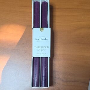 Threshold Deep Purple Taper Candles